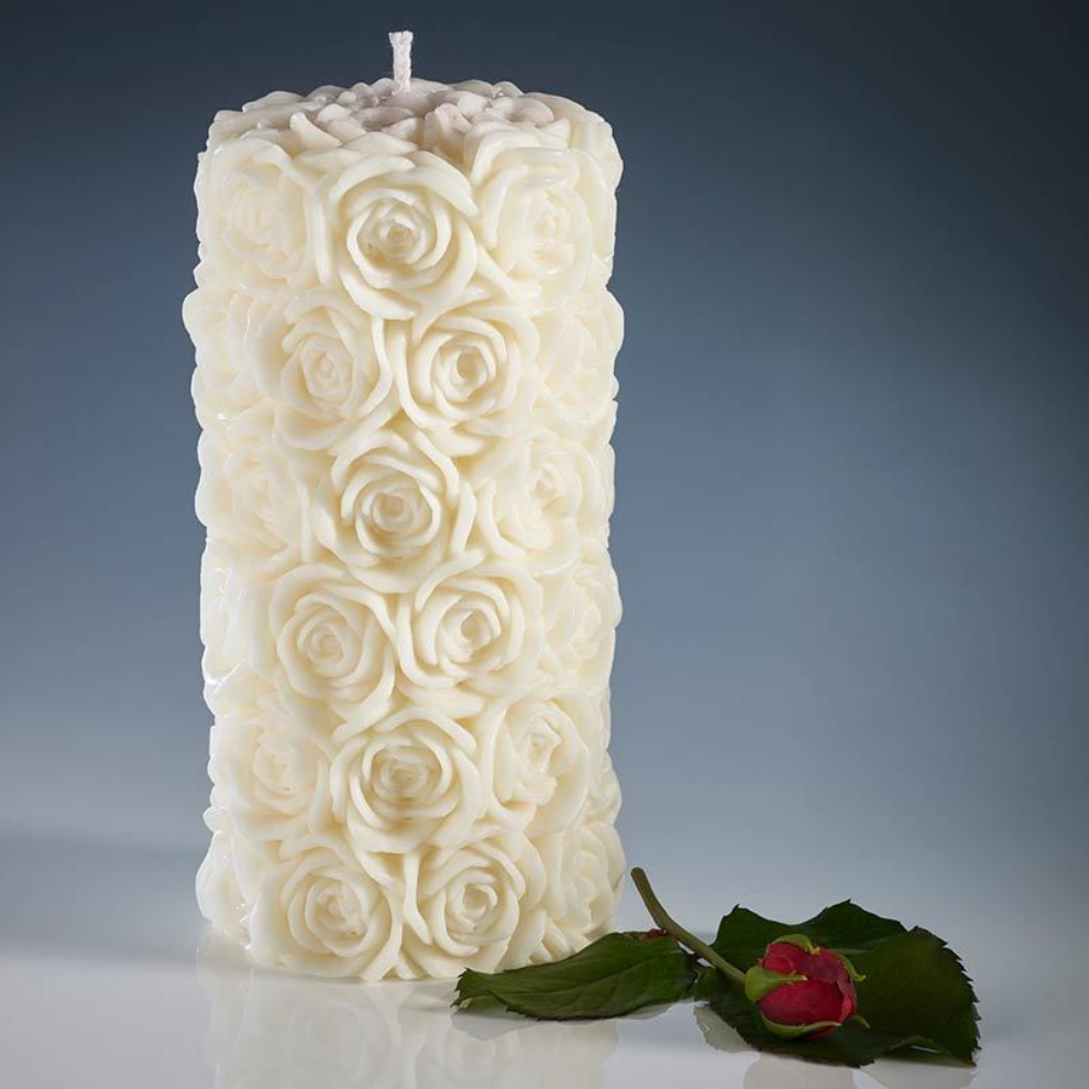 Silicone Candle Mould - Rose Candle