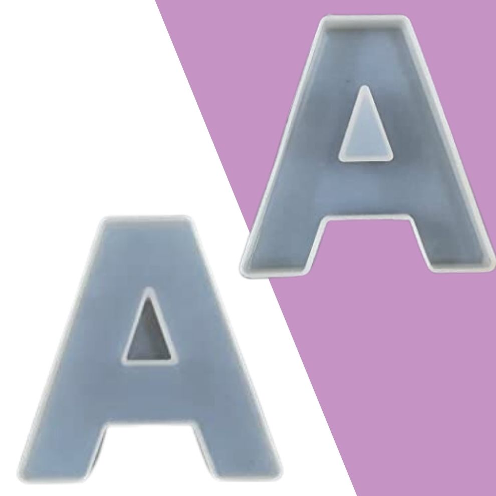 Silicone Alphabet Mould 4.2 Inch