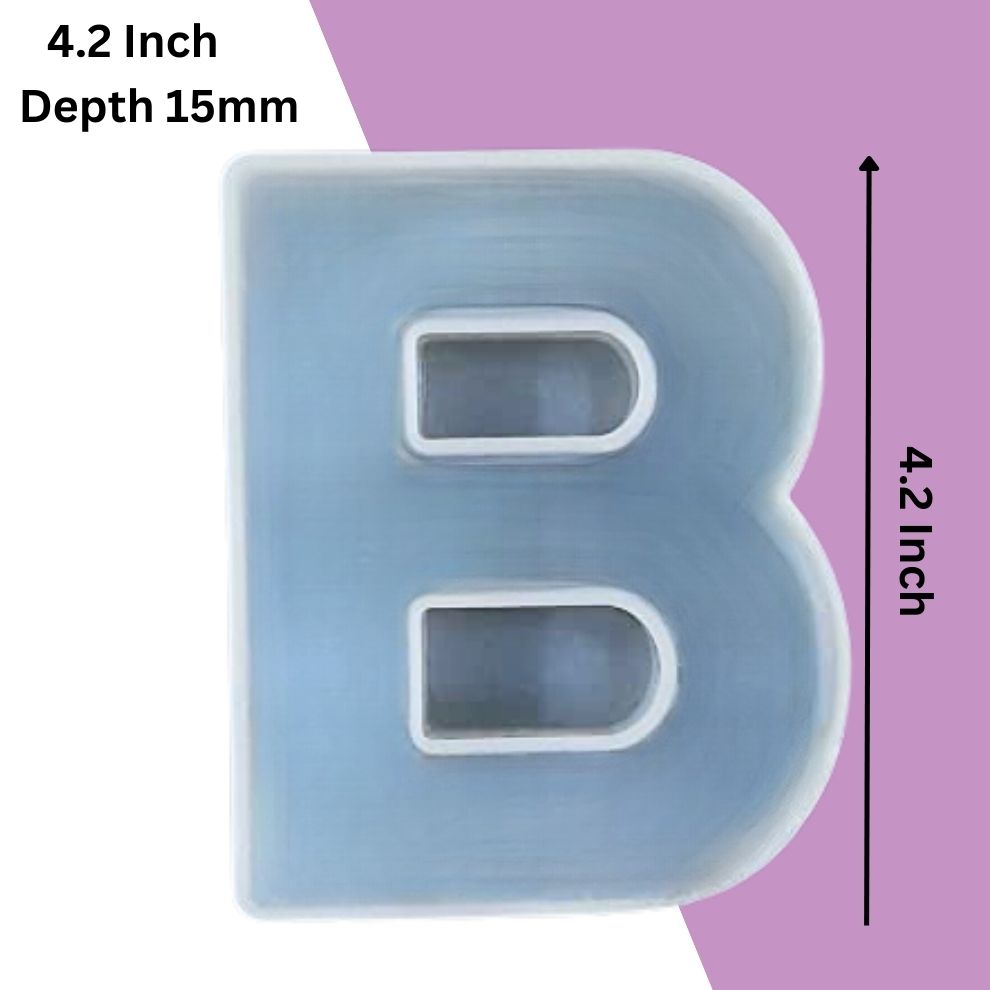 Silicone Alphabet Mould 4.2 Inch