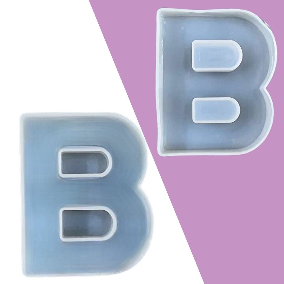 Silicone Alphabet Mould 4.2 Inch