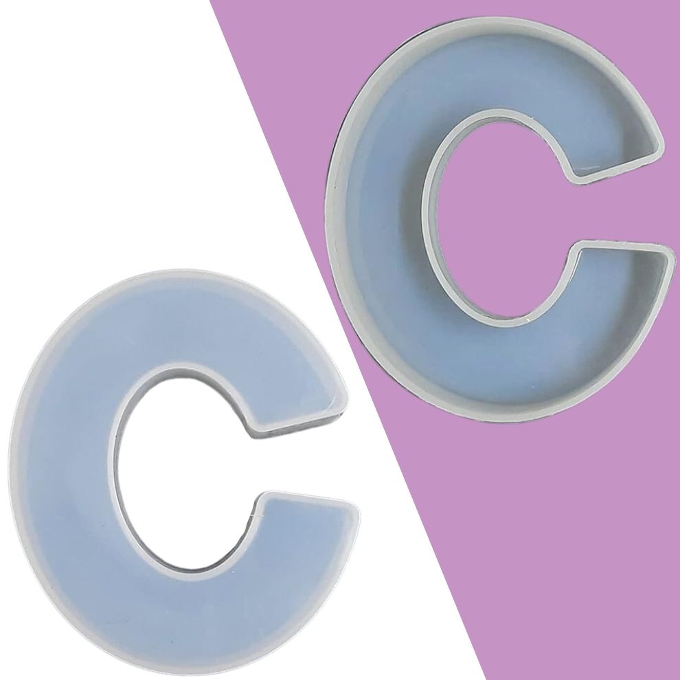 Silicone Alphabet Mould 4.2 Inch