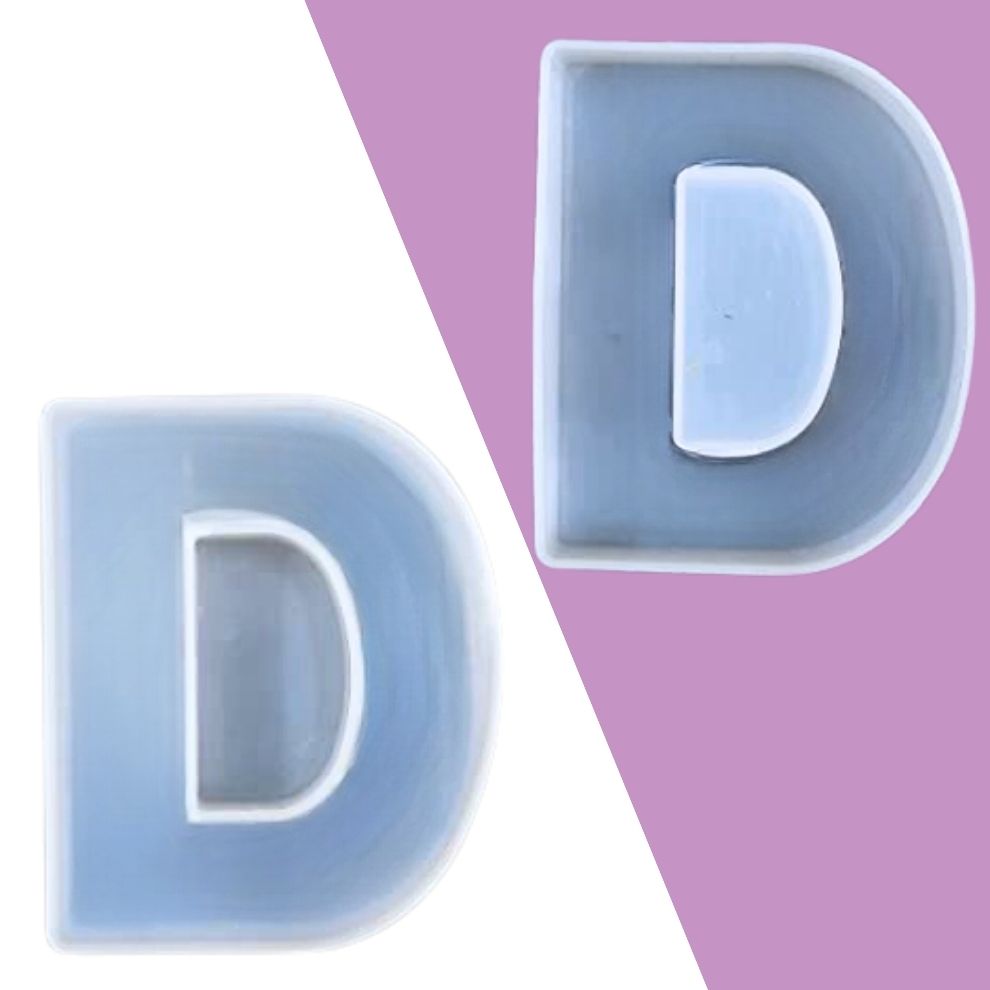 Silicone Alphabet Mould 4.2 Inch
