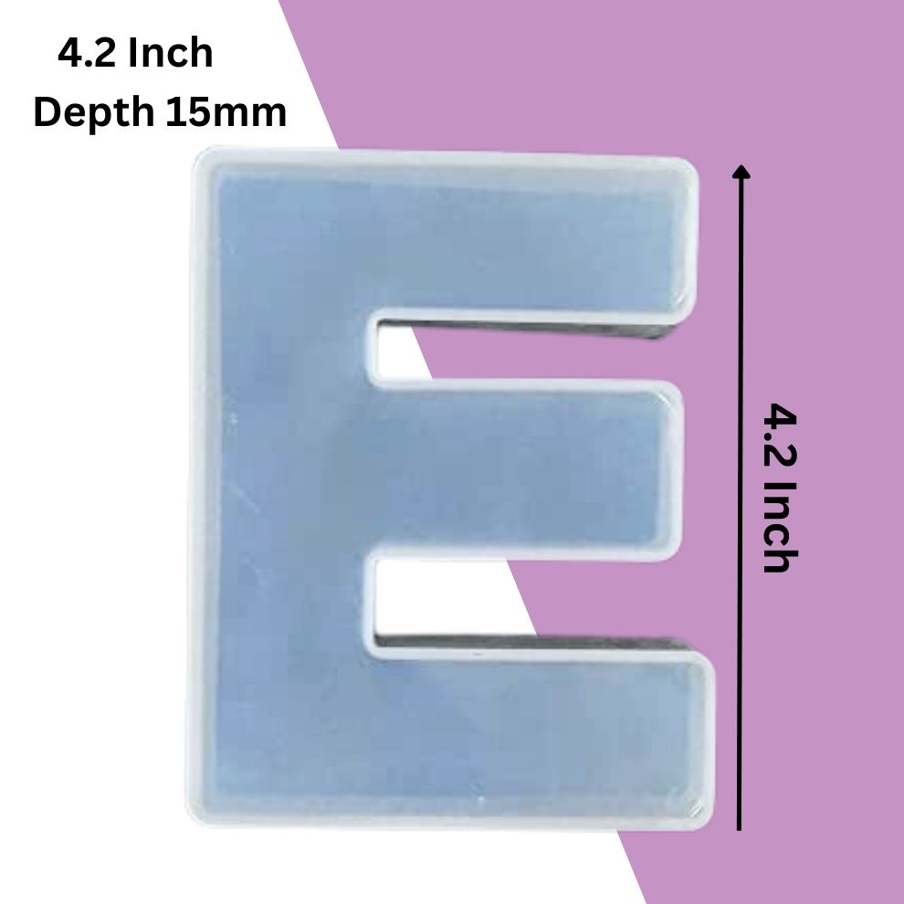 Silicone Alphabet Mould 4.2 Inch