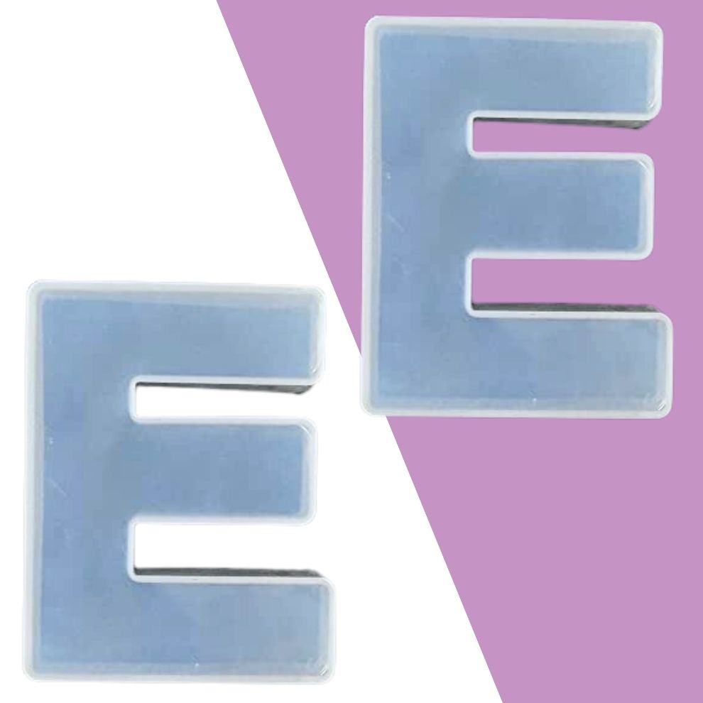 Silicone Alphabet Mould 4.2 Inch