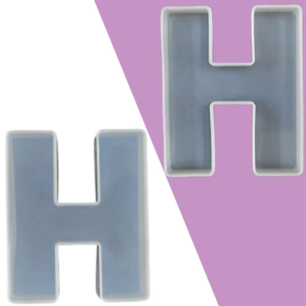 Silicone Alphabet Mould 4.2 Inch