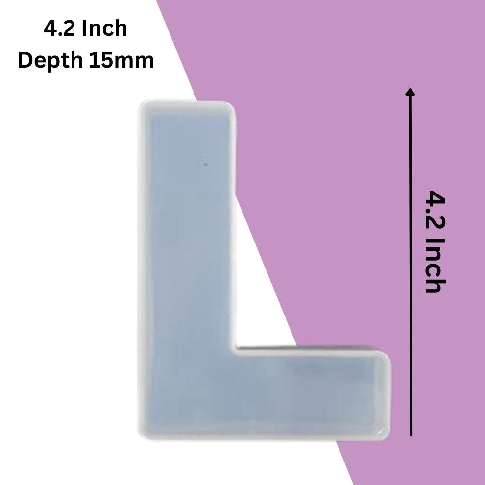 Silicone Alphabet Mould 4.2 Inch