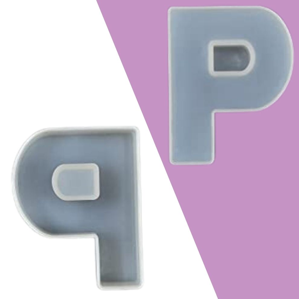 Silicone Alphabet Mould 4.2 Inch