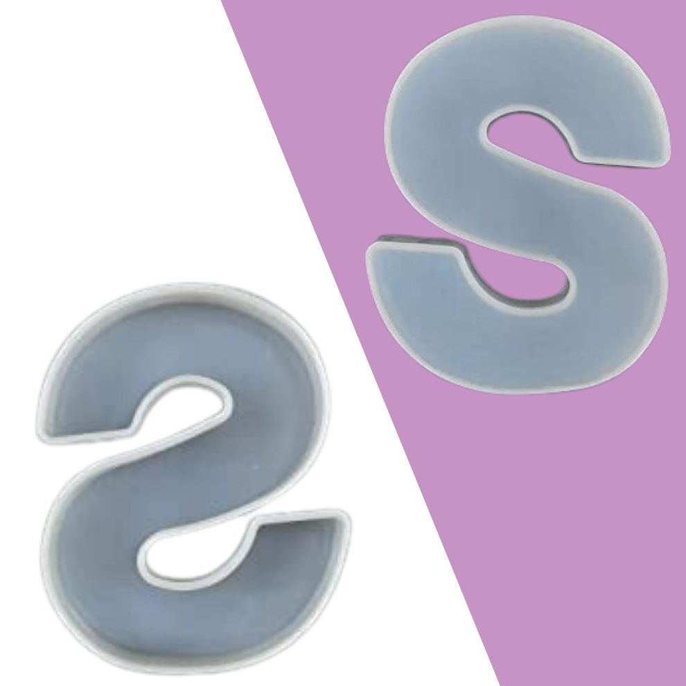 Silicone Alphabet Mould 4.2 Inch