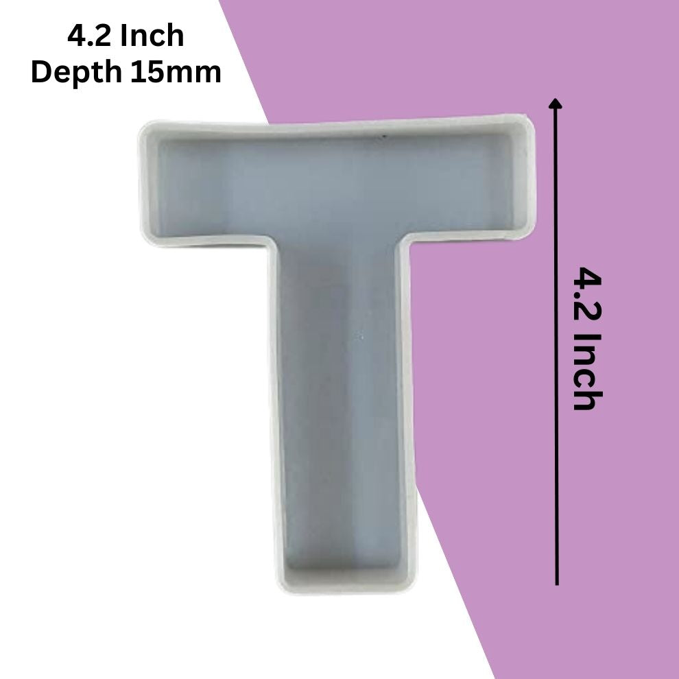 Silicone Alphabet Mould 4.2 Inch