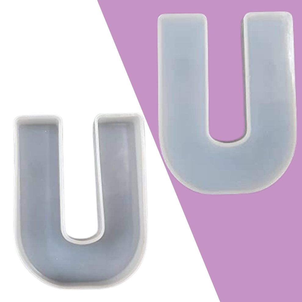 Silicone Alphabet Mould 4.2 Inch