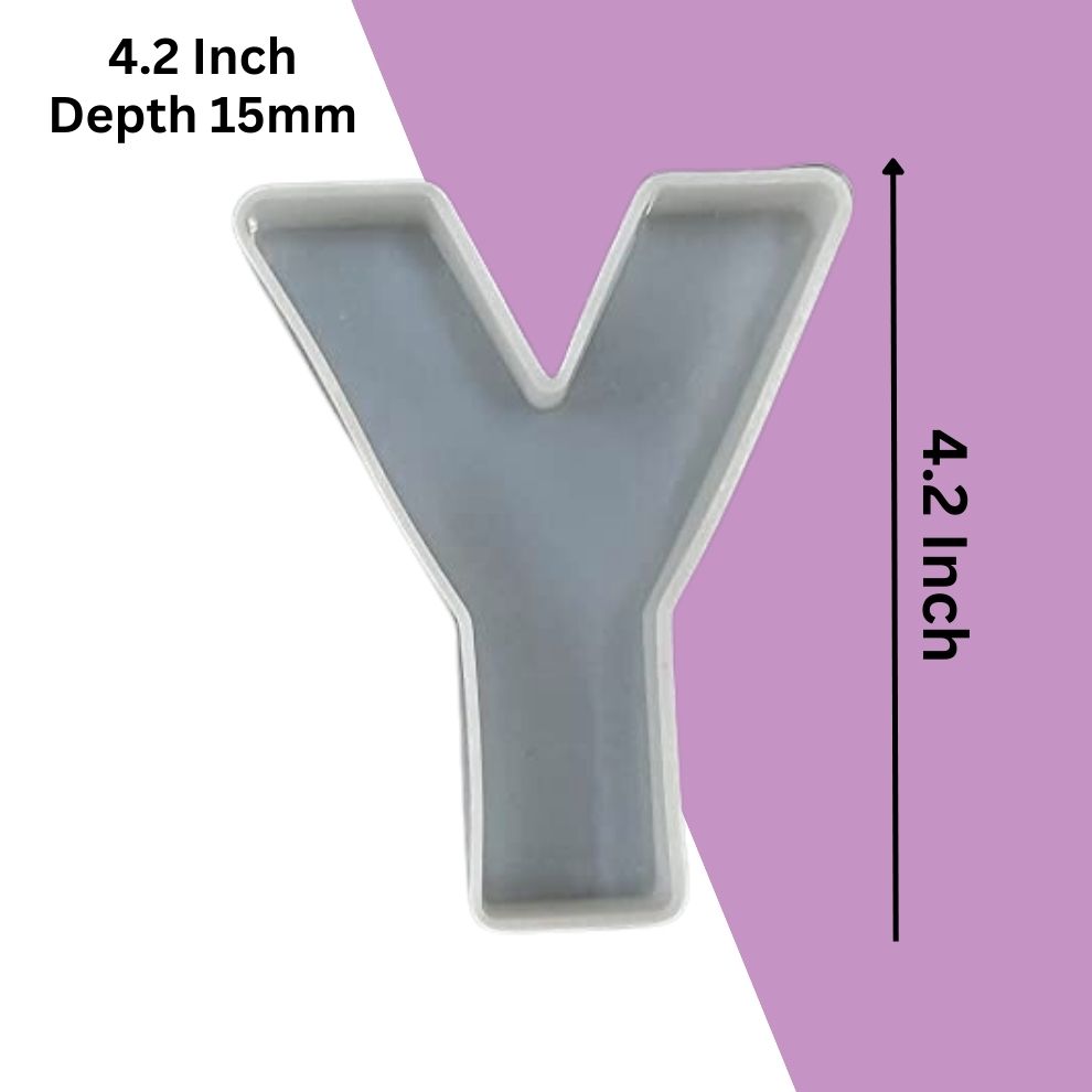 Silicone Alphabet Mould 4.2 Inch