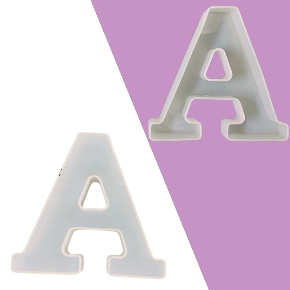 Silicone Alphabet Mould 5.2 Inch