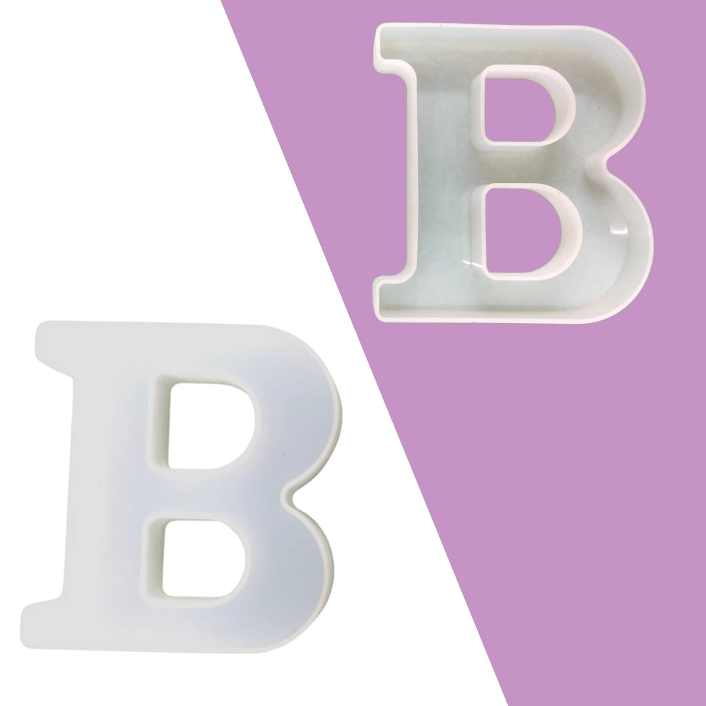 Silicone Alphabet Mould 5.2 Inch