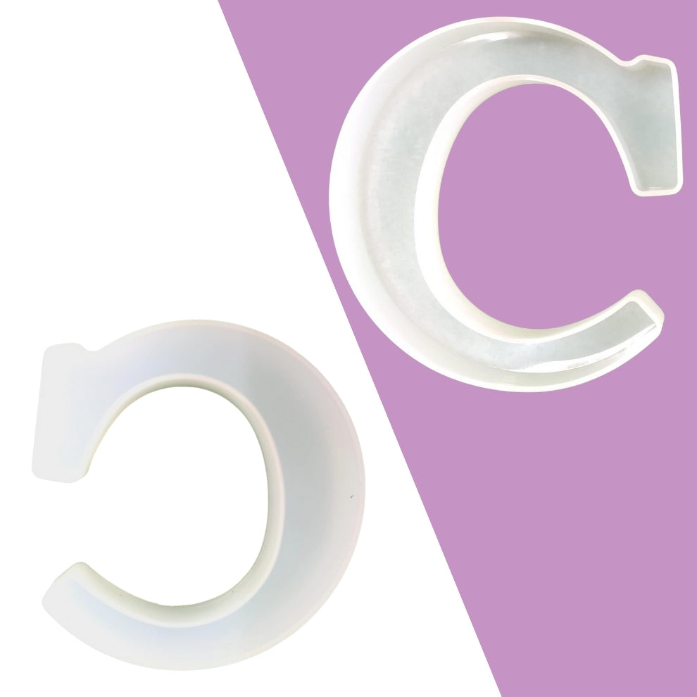 Silicone Alphabet Mould 5.2 Inch