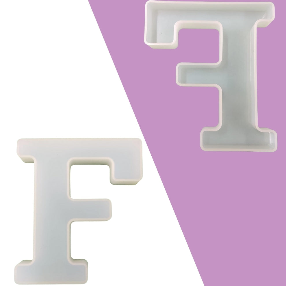 Silicone Alphabet Mould 5.2 Inch