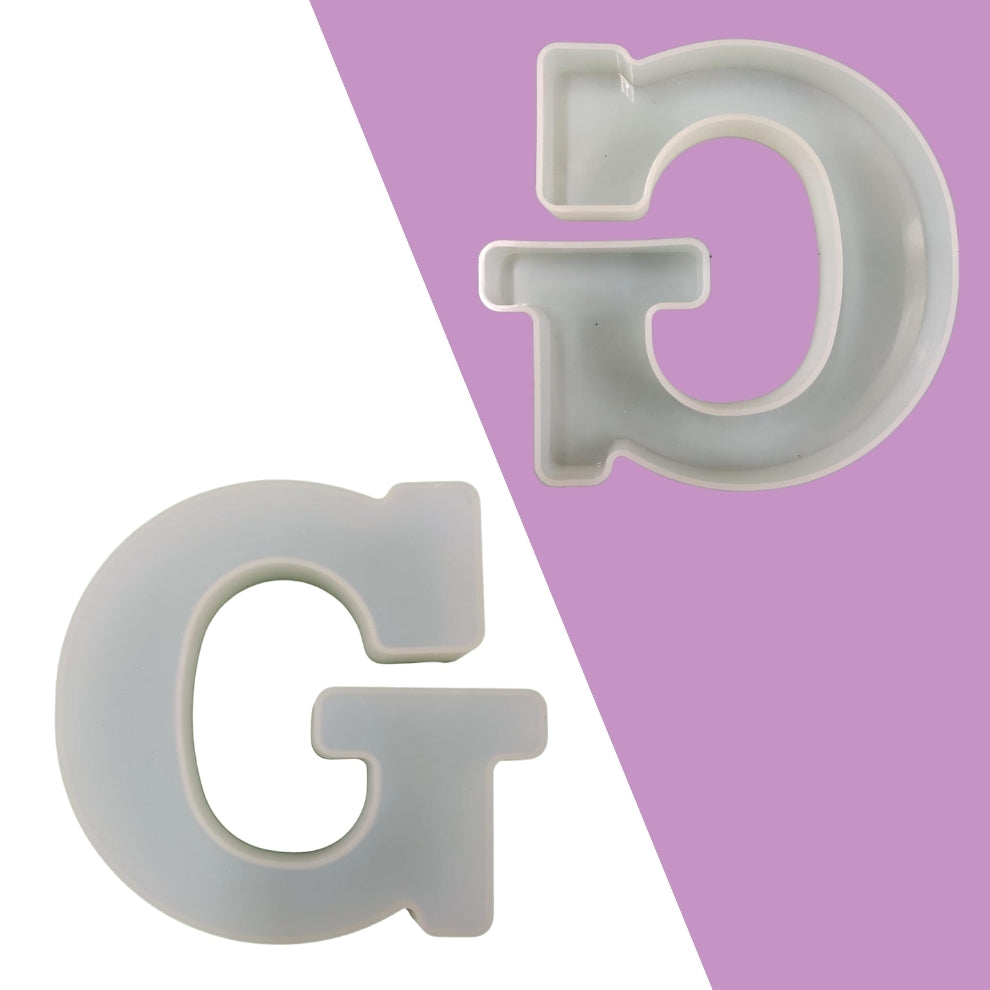 Silicone Alphabet Mould 5.2 Inch