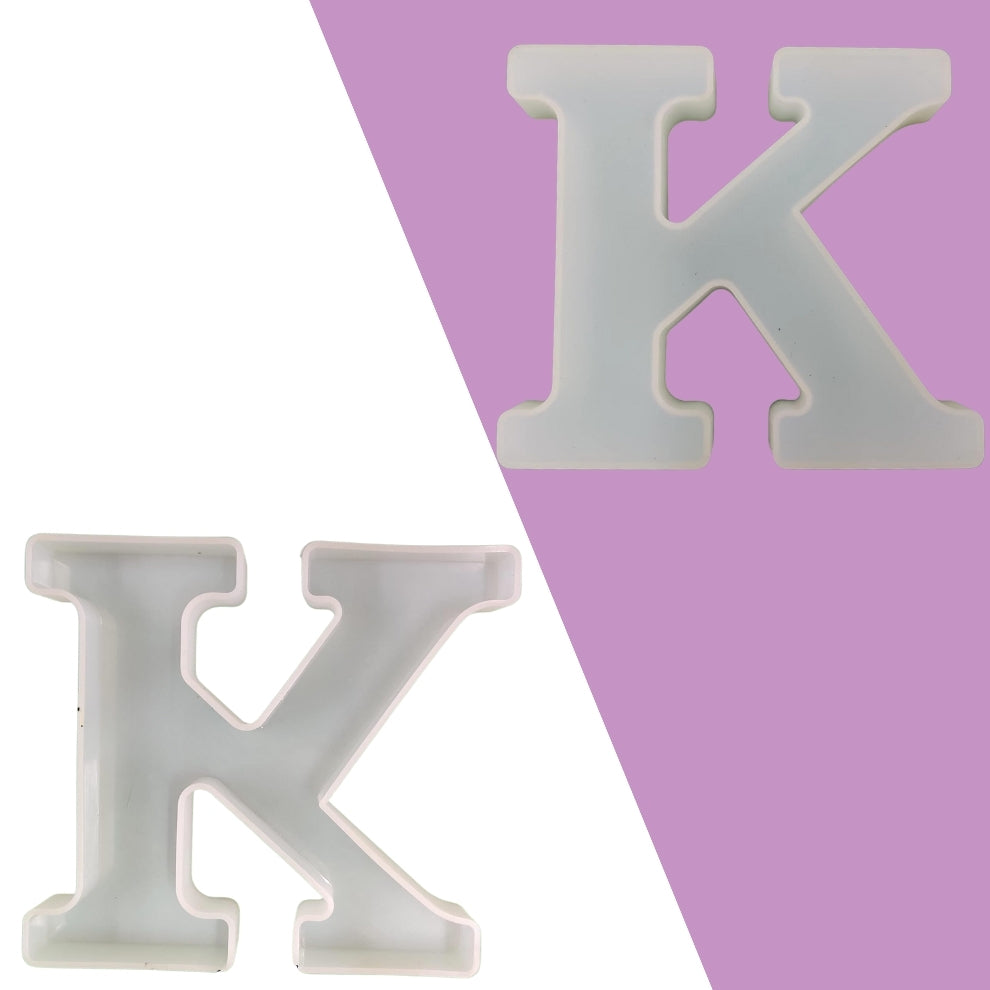 Silicone Alphabet Mould 5.2 Inch