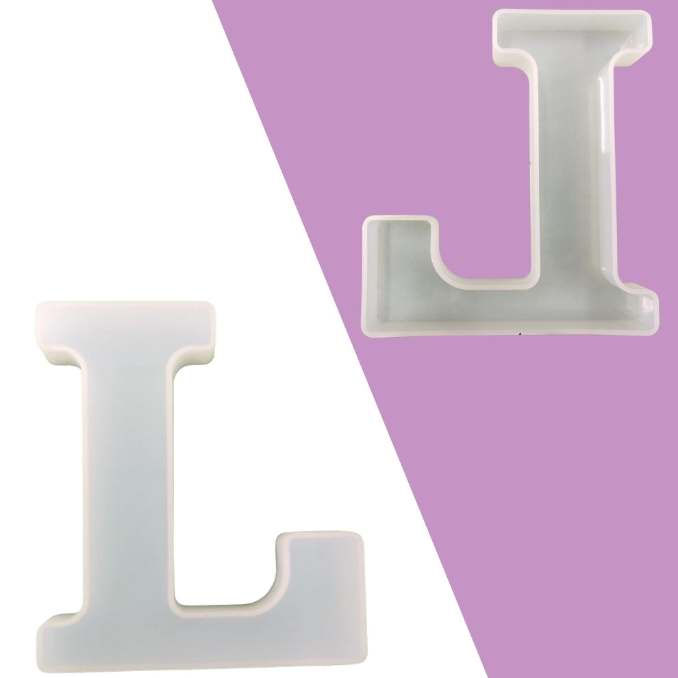 Silicone Alphabet Mould 5.2 Inch