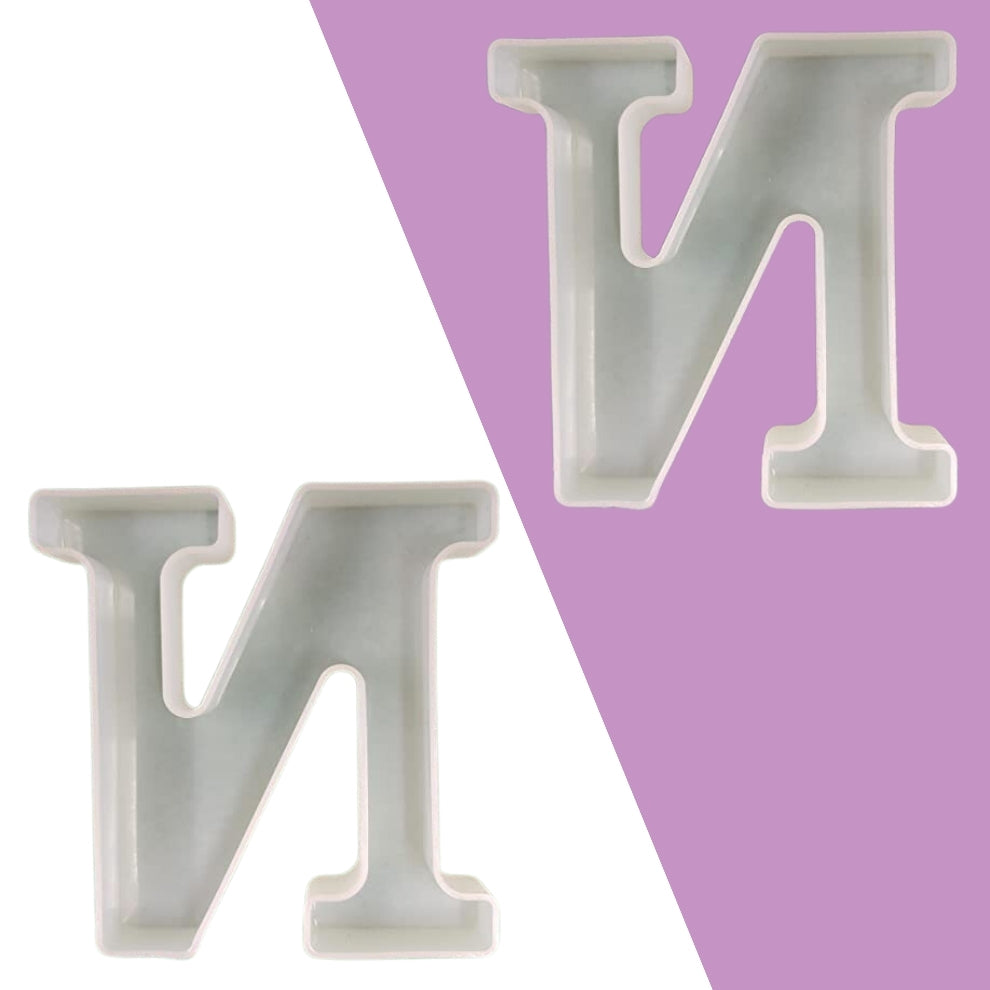 Silicone Alphabet Mould 5.2 Inch