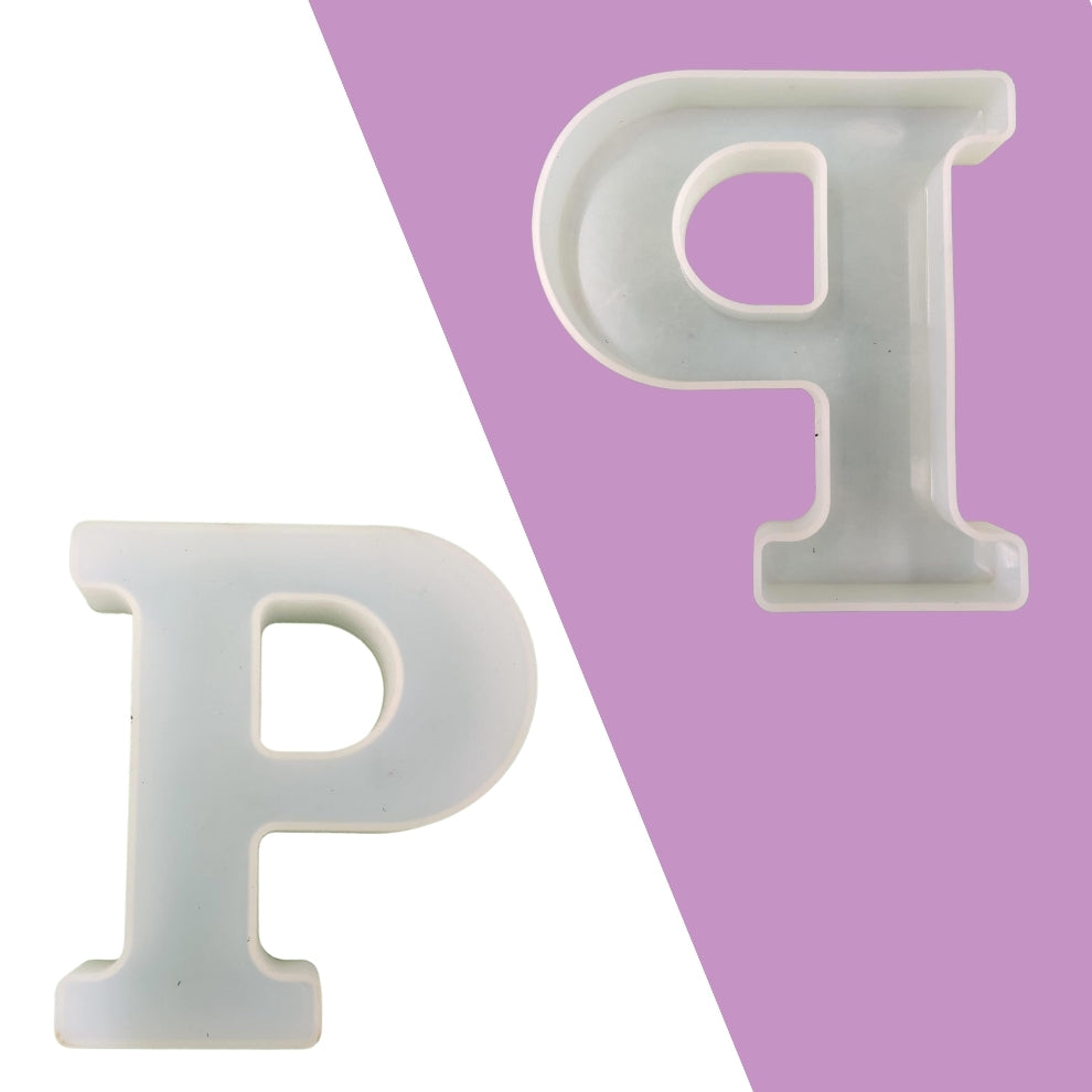 Silicone Alphabet Mould 5.2 Inch