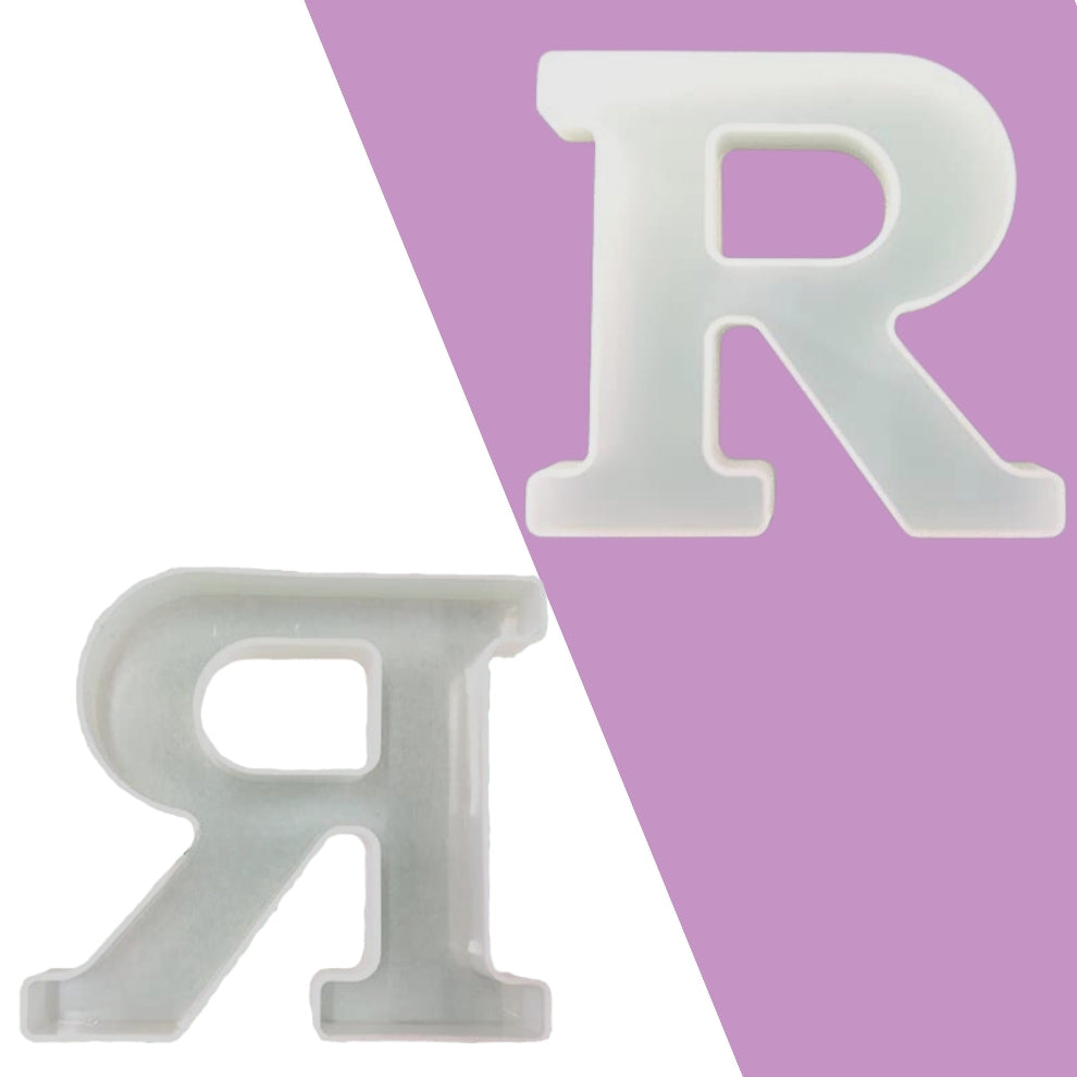 Silicone Alphabet Mould 5.2 Inch