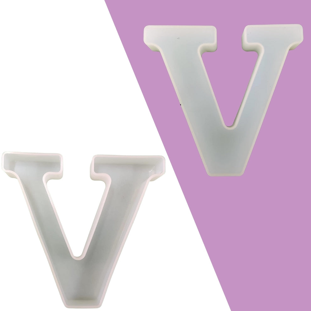 Silicone Alphabet Mould 5.2 Inch