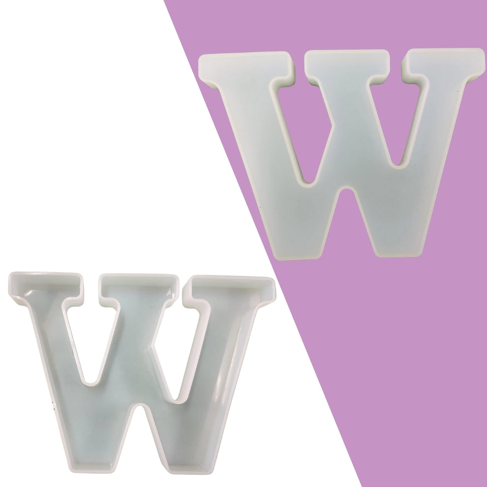 Silicone Alphabet Mould 5.2 Inch