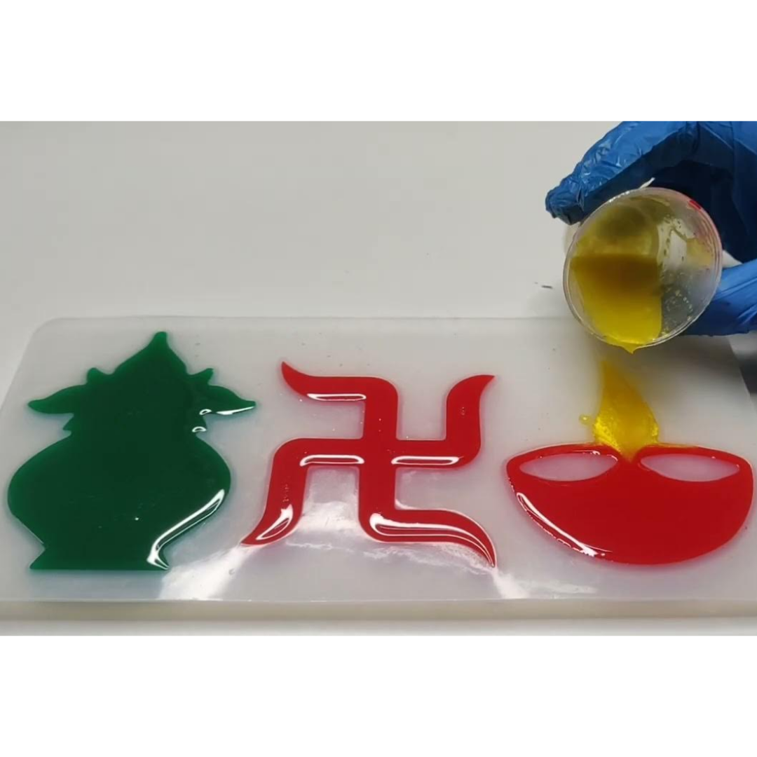 Diya Swastik Kalash Mould Diwali Decor