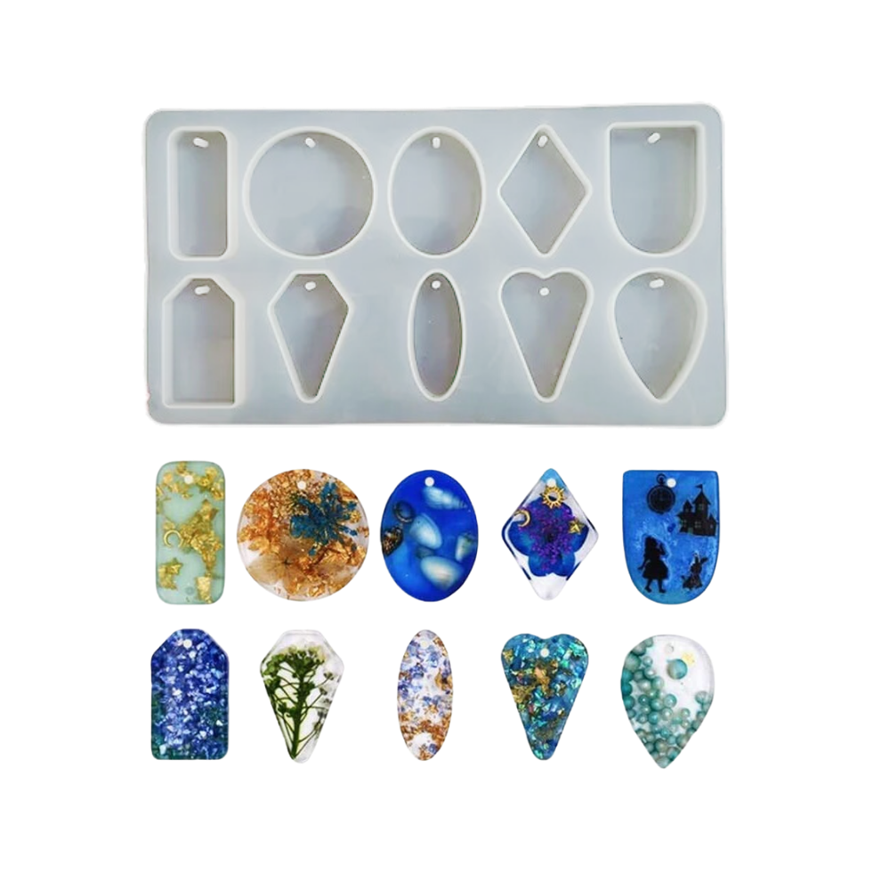 Silicone Jewellery Mould (Pendant and Necklace)