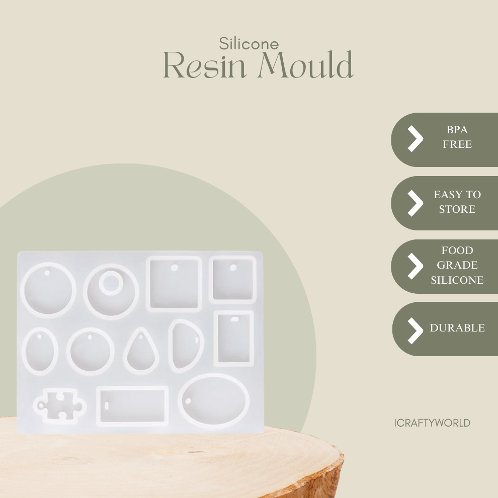 Jewelry Making DIY Craft Mould 12CVT