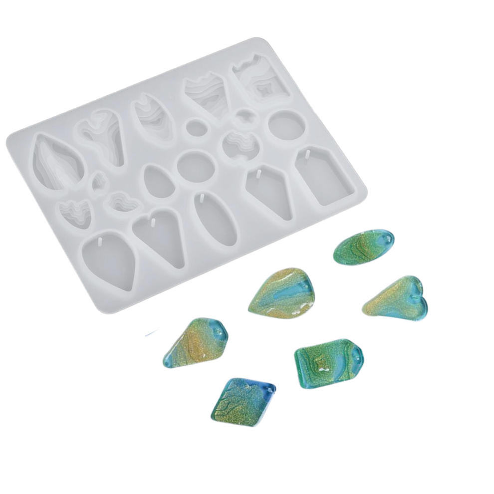Wave Pattern Pendant Mould - 2