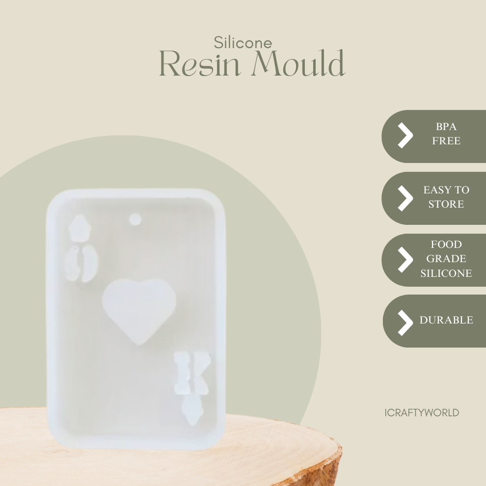 Silicone Card Queen Mould