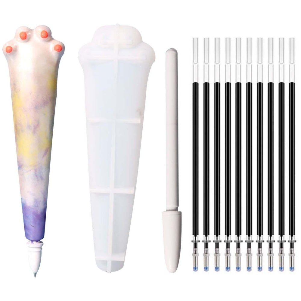 Silicone CAT Paws Pen Mould