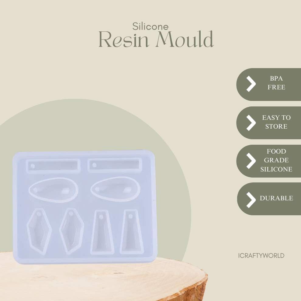Silicone Resin Earring Mould
