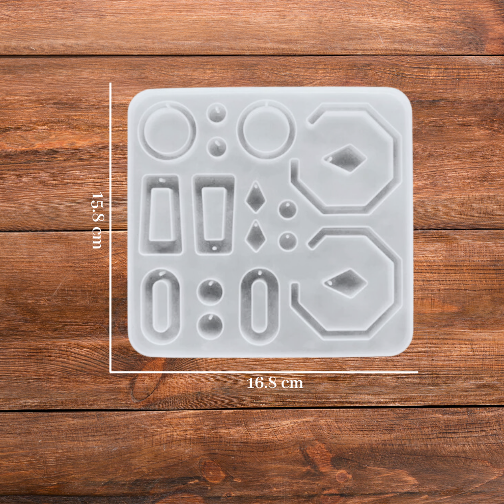Silicone Earring Mould - 9 Set