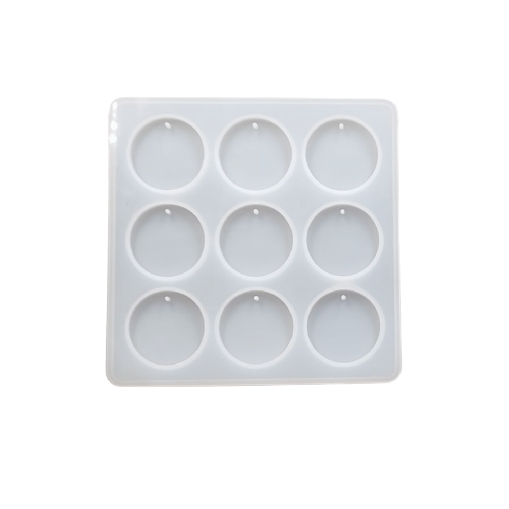 Round Pendant Keychain Mould