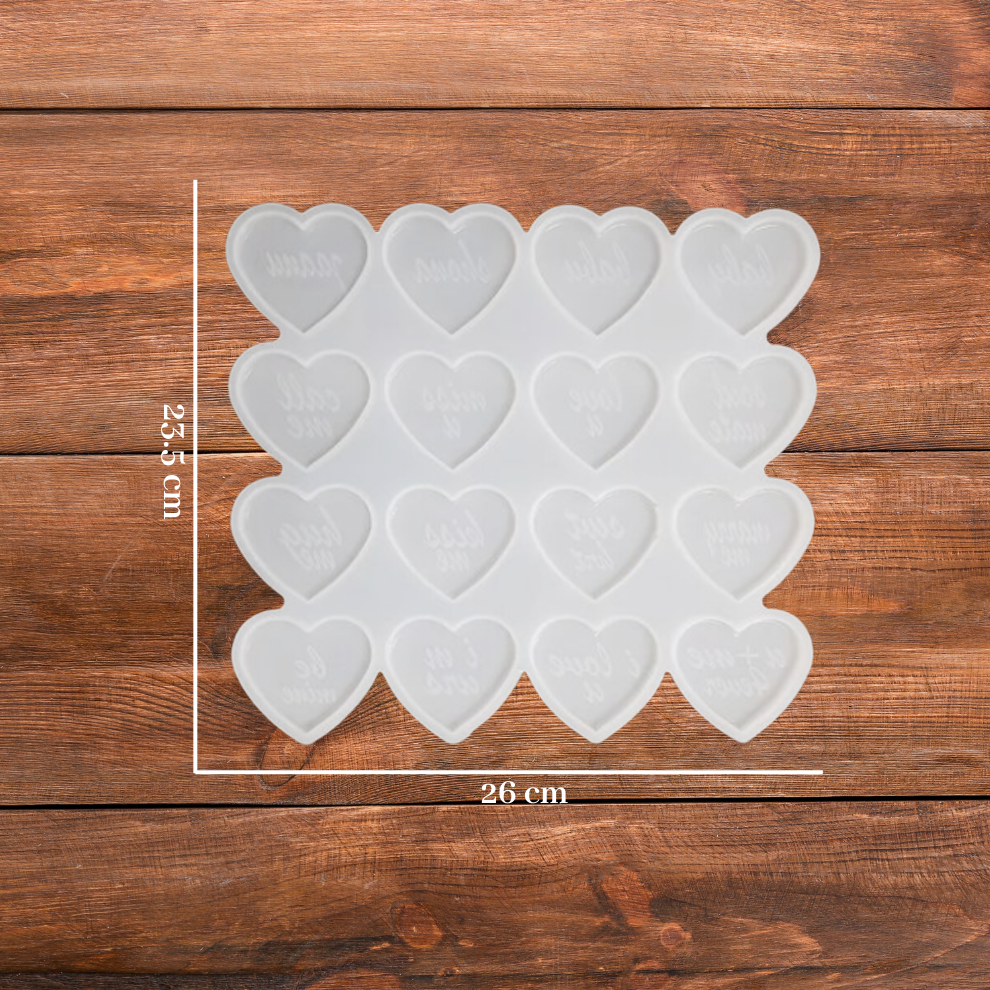 Silicone Baby Shone Heart Mould