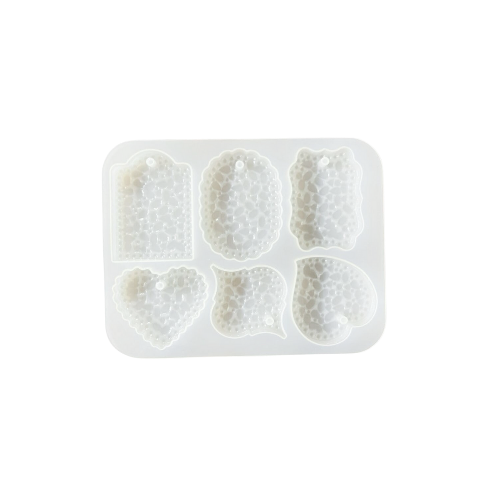 Silicone Keychain Mould With Hole 6Cvt Keychain - 2
