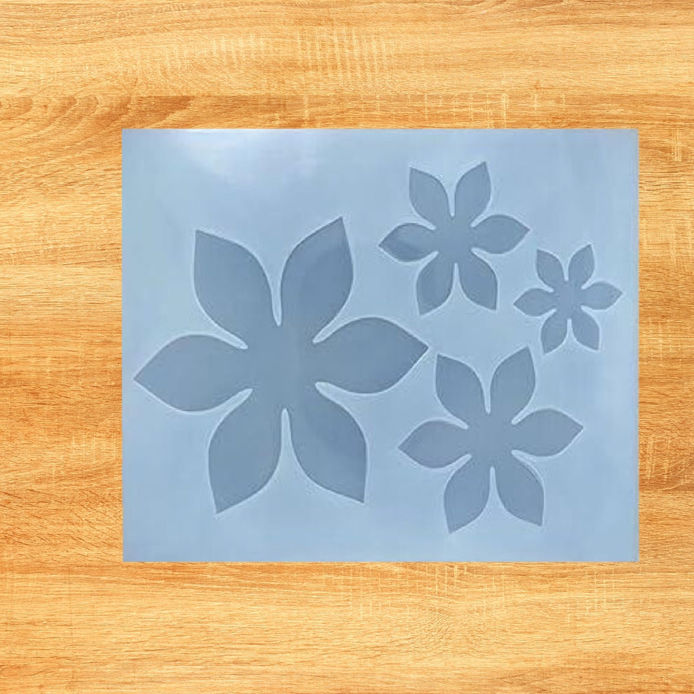 Silicon 3D Flower Leaf Resin Molds 4 CVT