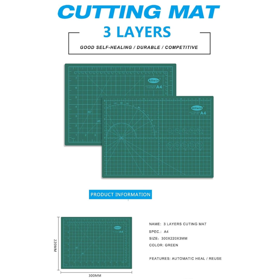 Mat with Paper Cutting Tool