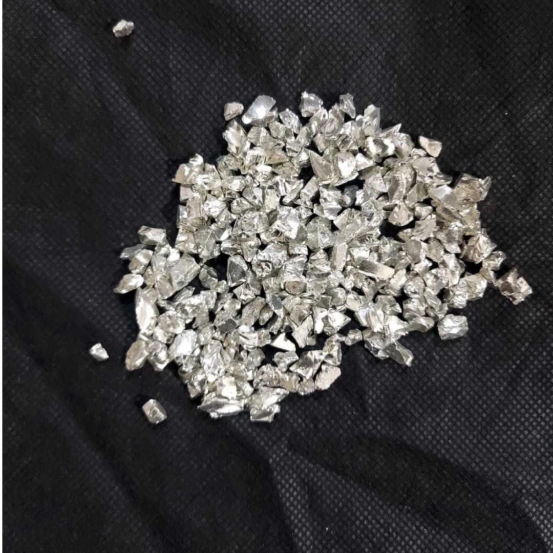 Crushed Glass Granules - Silver