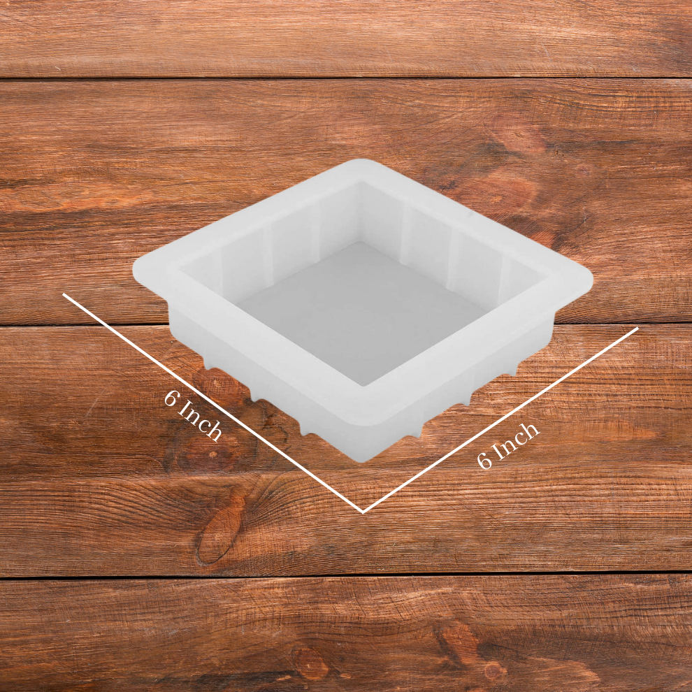 Square Shape Deep Casting Mould 6 inch