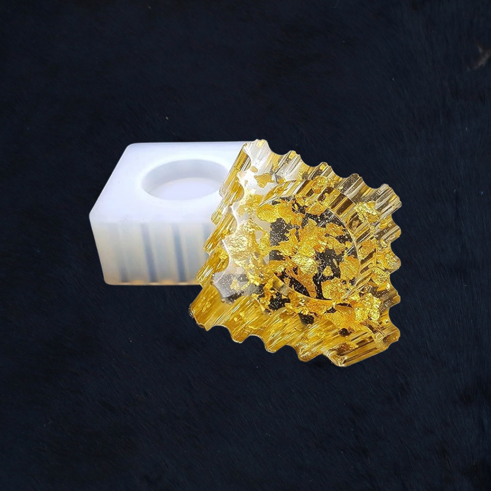 Square Shape Tealight Holder Mould