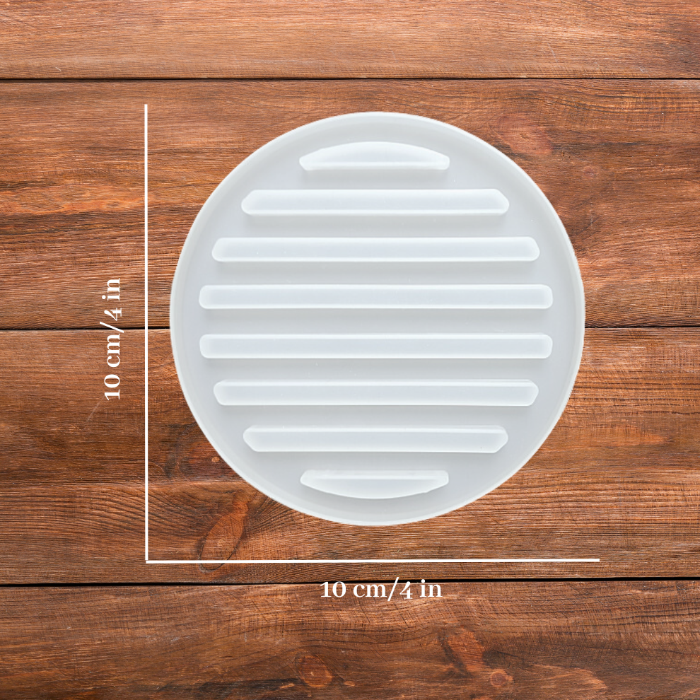 Tea Mat Silicone Casting Circle Coaster Mould