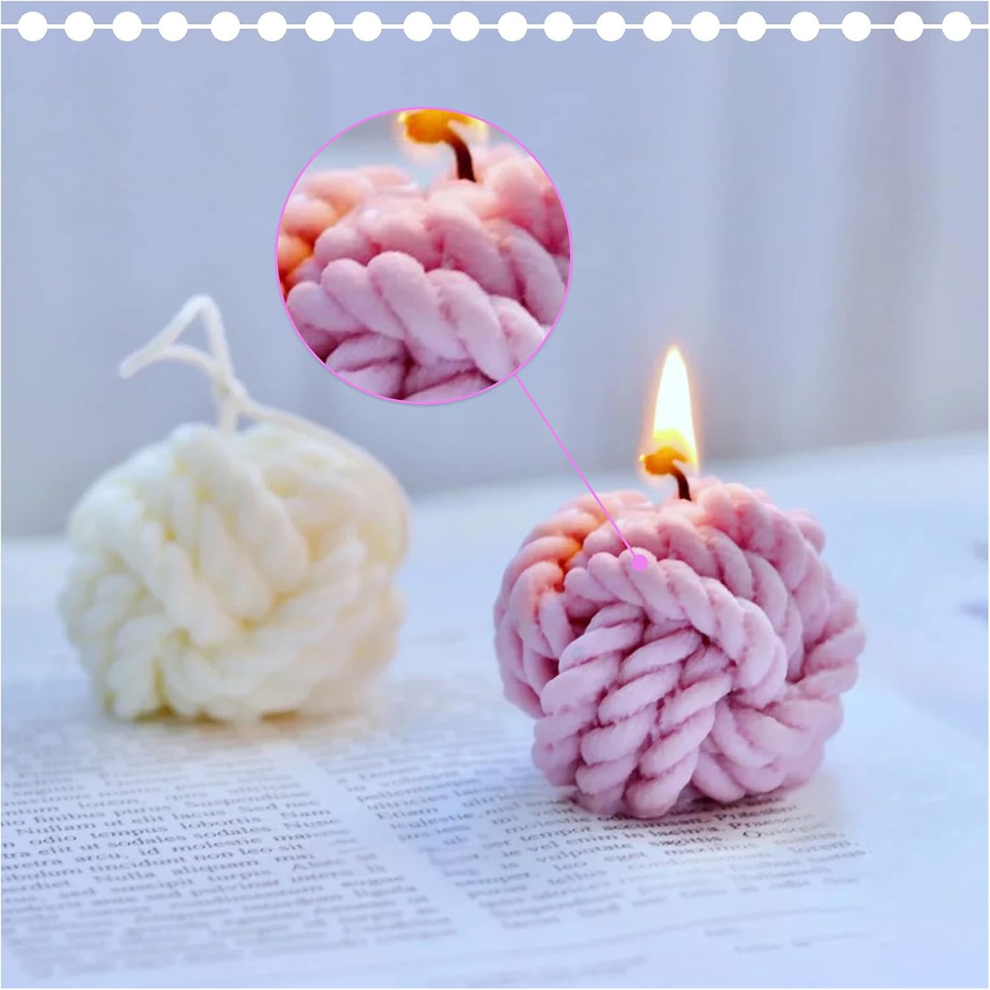 Silicone Candle Mould - Yarn Ball
