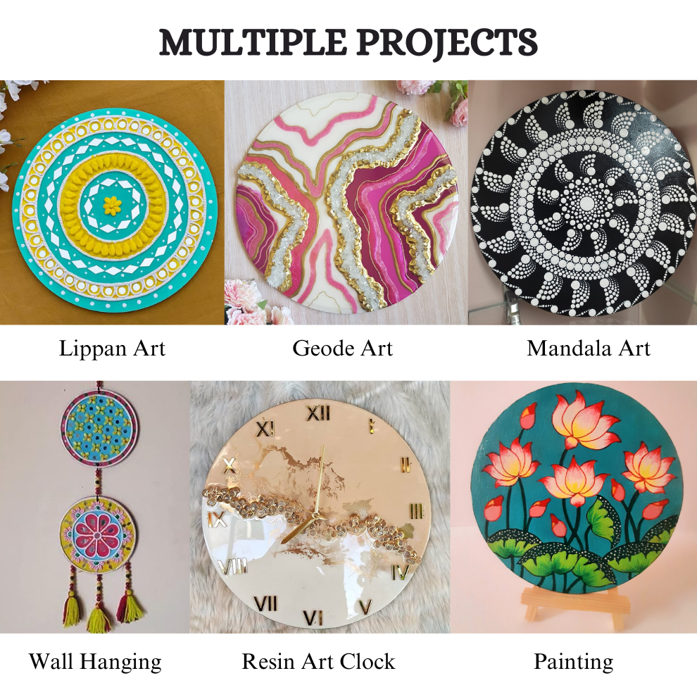 Round Mdf Board (Pack of 5)