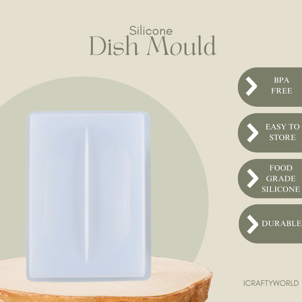 Rectangle Plain Dish Mould