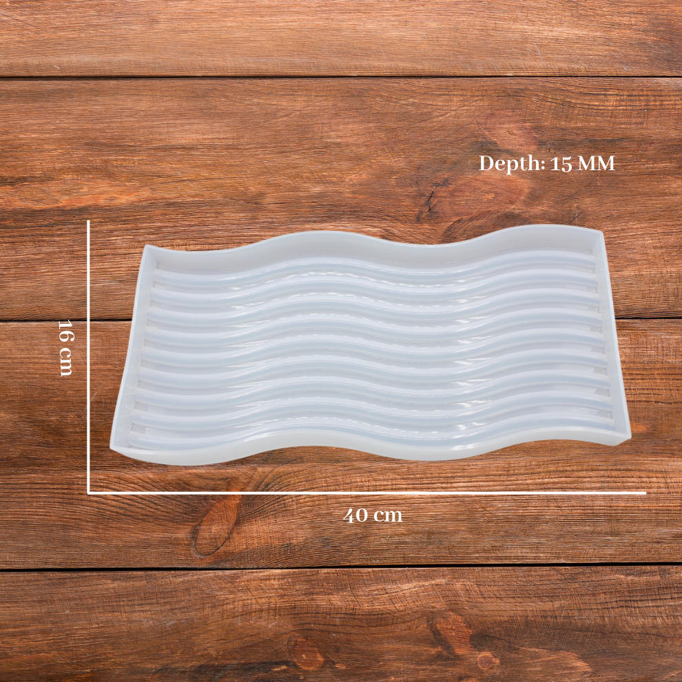 Flag Shape Tray Mould 16 CM X 40 CM