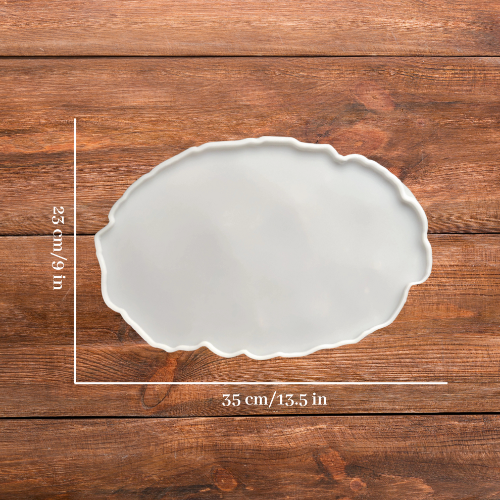 Silicone Oval Tray Mould 14 Inch