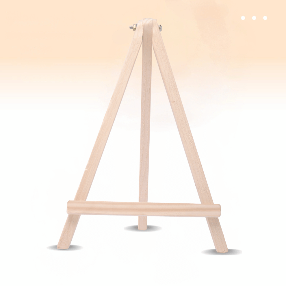 9 Inch Mini Premium Wooden Easel Stand with Screw
